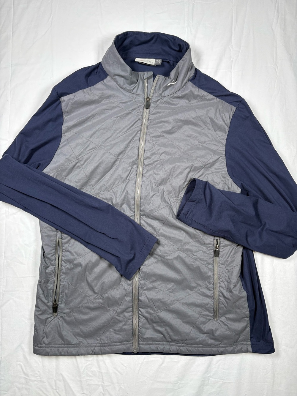 KJUS Retention Men's Lightweight Hybrid Golf Full Zip Jacket
